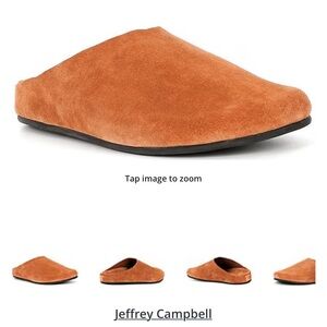 Jeffrey Campbell Tan Suede Slip-Ons